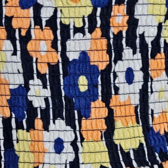 Modcloth Genuine Genius Bold Floral Print Linen Blend V-Neck Halter Jumpsuit - Picture 8 of 16